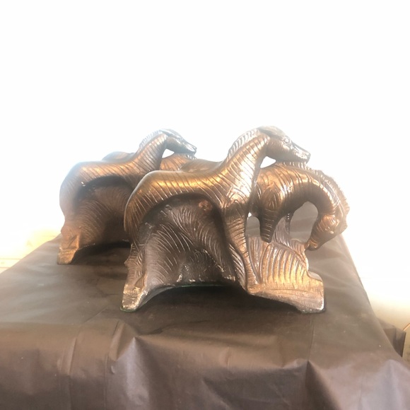 Zebra art deco bookends bronze over cast iron circa 1930, very good condition - Picture 4 of 8